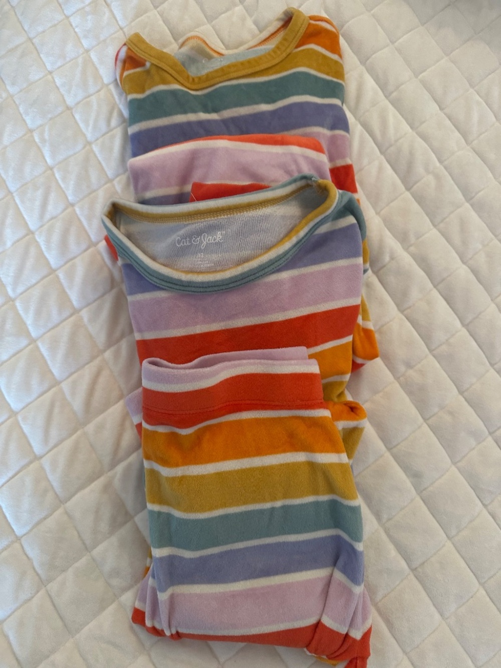 Super cozy Cat and Jack PJs size 12 (set of 2) - Picture 3 of 3